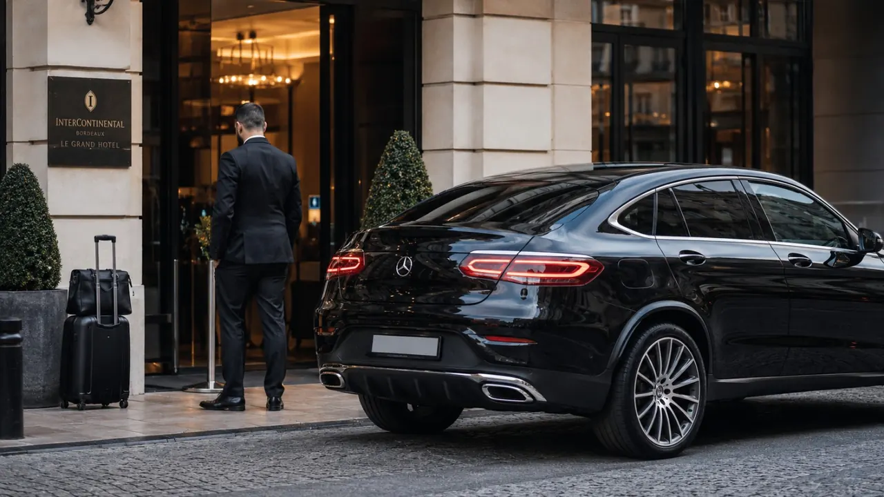 Chauffeur privé pour hôtels à Bordeaux