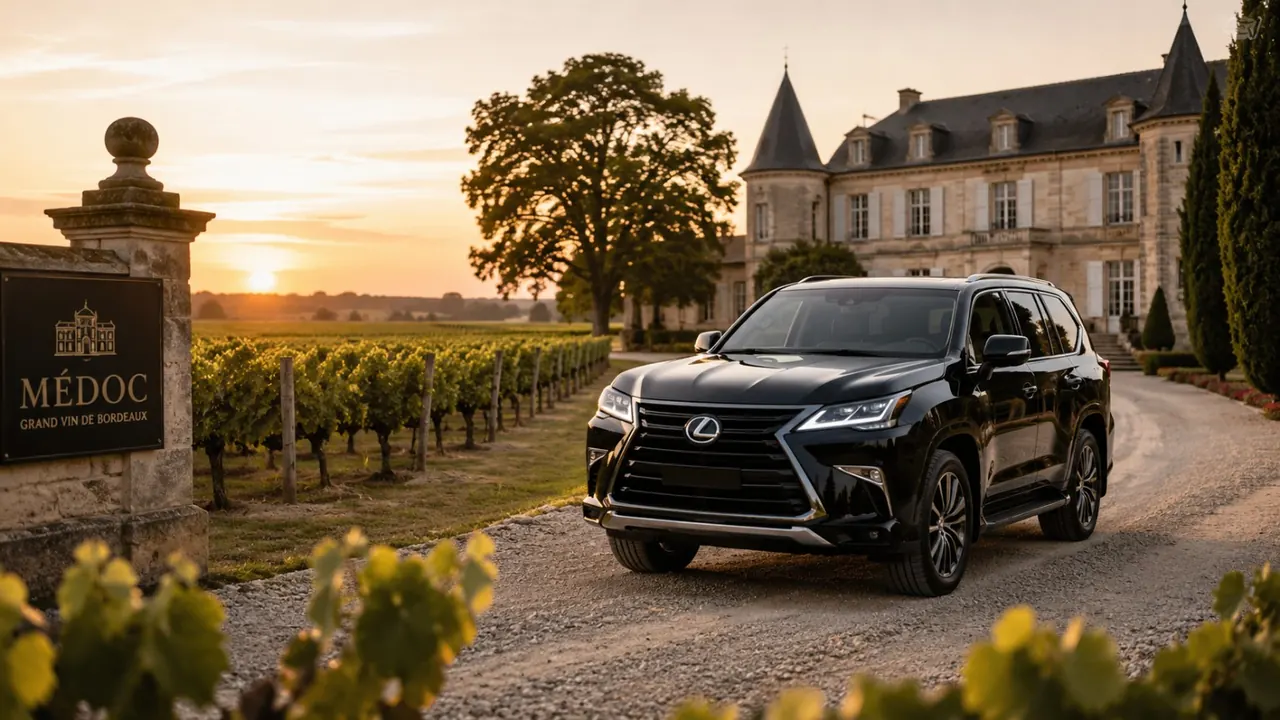 Taxi VTC Bordeaux Médoc avec chauffeur privé