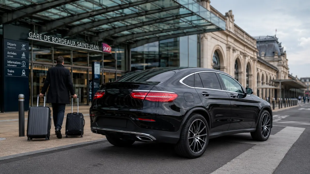 Transfert gare Bordeaux Saint-Jean avec chauffeur