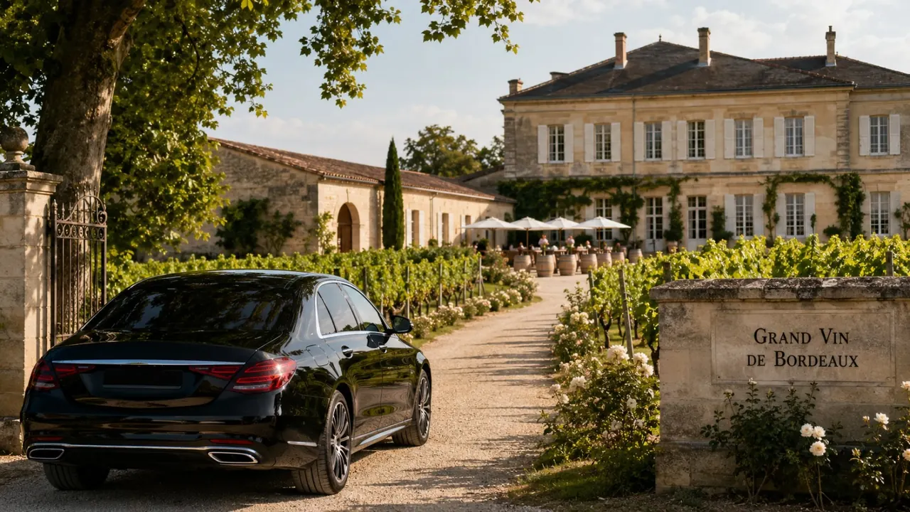Wine tour Bordeaux avec chauffeur privé