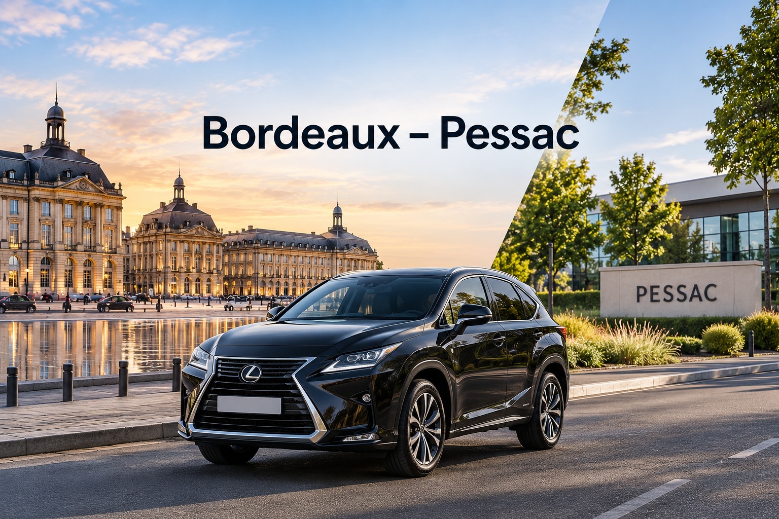 Taxi et VTC entre Bordeaux et Pessac avec chauffeur privé